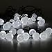BAOANT Solar String Lights Fairy Lights 20Ft 30 LED Crystal Ball String Lights Starry Lights Globe String Lights for Garden Home Patio Indoor Outdoor(White)