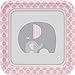 Creative Converting Little Peanut Girl Square Paper Plates (8 Count), 9
