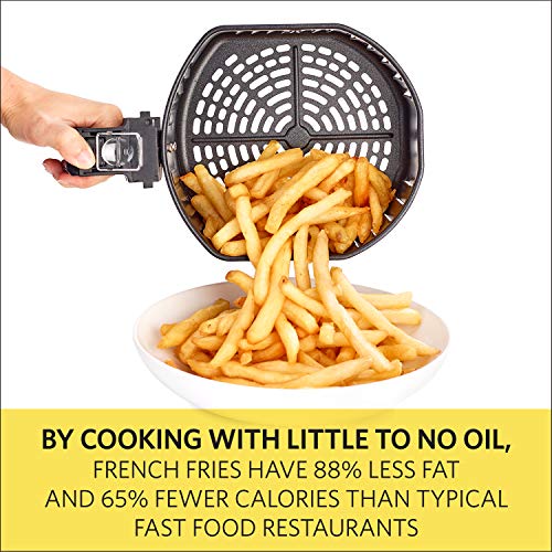 BELLA (14752) 2.6 Quart Air Fryer with Removable Dishwasher Safe Basket