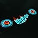 IMAGE 90x25cm Car Auto Music Beat Rhythm LED Glow Lights Lamp Sound Activated Equalizer Sticker