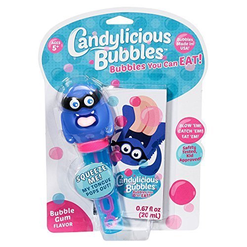 Candylicious Bubbles Bubbles You Can Eat Bubble Gum Flavor 0.67 oz