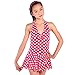 Weixinbuy Girl's Polka Dot Halter Backless Swimsuit