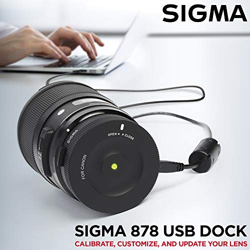 Sigma USB Dock for Canon Mount Lenses with Lens Pouch and Camera