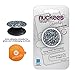 nuckees – The only Phone Grip & Stand with Collapsible Magnetic-Lock, 4-Way Horizontal and Vertical Stand and Patented SnugHug Technology to t Any Size Hand – White Diamond Cluster