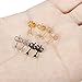 FIBO STEEL 4 Pairs 2MM Stainless Steel Stud Earrings for Men Women Cubic Zirconia Earrings