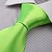 DAN SMITH Silk Blend Tie For Men Wrinkle-Free Green Neckties Engagement Historical & Period DAA3E01U Solid Lawn Green