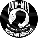 POW MIA Flag 3x5-100% Made in USA Using Tough, Long Lasting Nylon Built for Outdoor or Indoor Use, Double Sided, UV Protected and Featuring Locked Stitches on Hems and Quadruple Stitching on Fly End