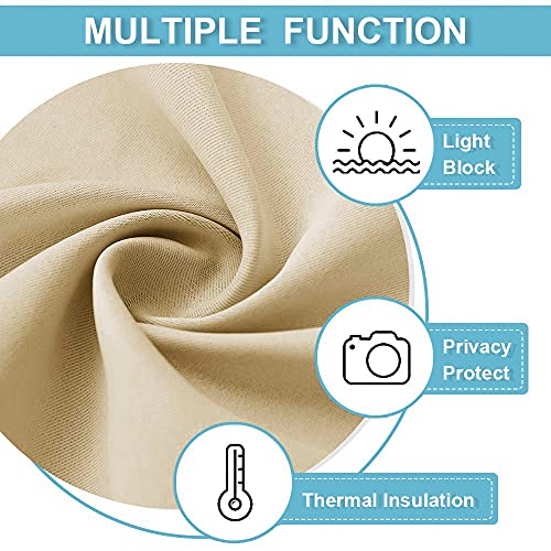 RYB HOME Wall Divider Curtain for Living Room, Noise Reduction Privacy