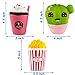 BeYumi Slow Rising Toy, 3 Pack of Kawaii Squishy Toy, Cactus + Popcorn + Cream Drink, Cream Scented Simulation Cute Squishy Toys Gift for Kids Lovely Stress Relief Toy