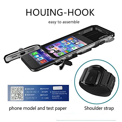 UWEAR Waterproof Case for iphone 8 iphone 7 with Armband Belt,Running Swimming Diving Protective Case Cover,Shockproof / Dropproof / snowproof for Outdoor Water Sports (4.7 inch only) - Thumbnail 3