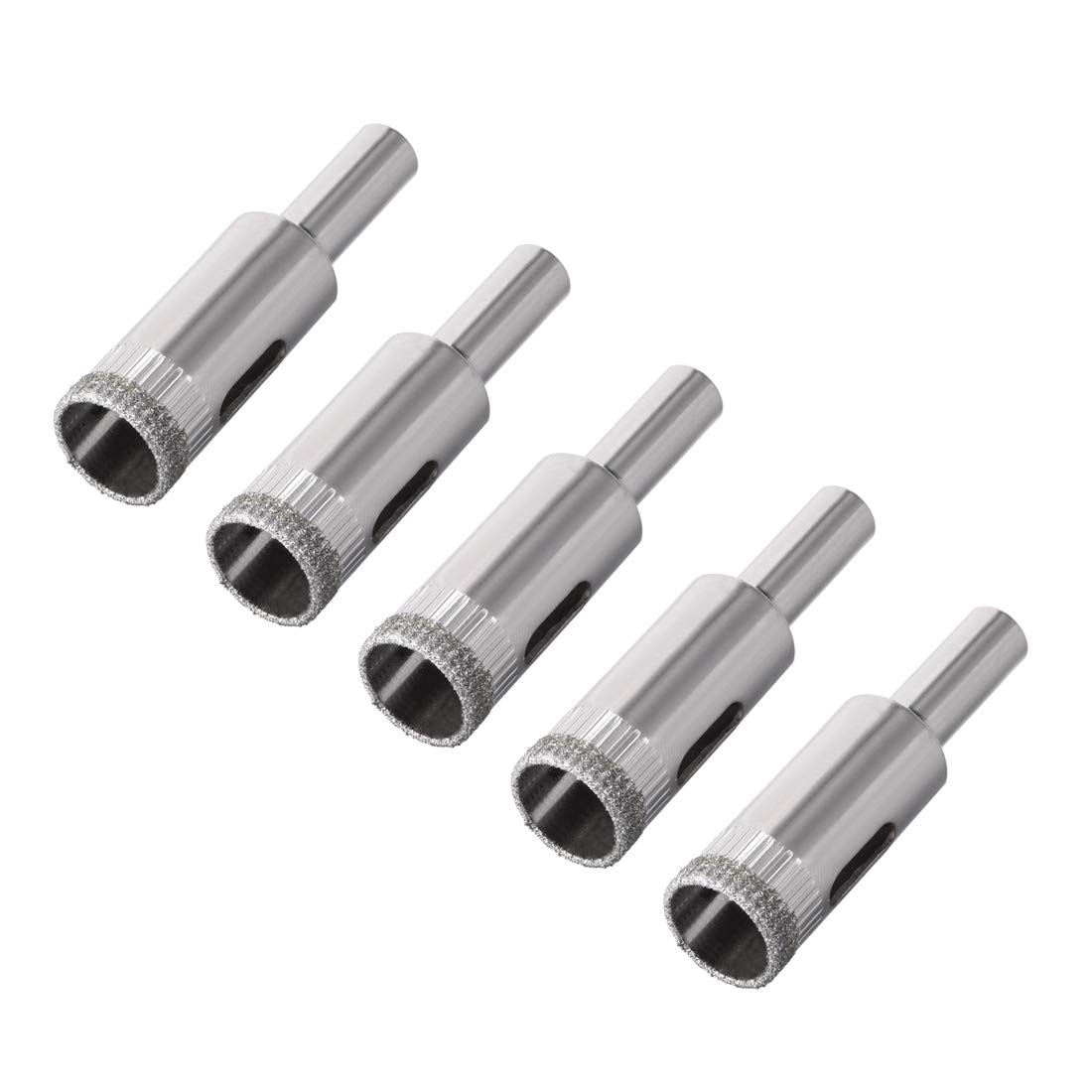 sourcing map 14mm Diamond Drill Bits Hole Saws for Glass Tile Porcelain Marble Ceramic Bottles Pots Brick Pack of 5