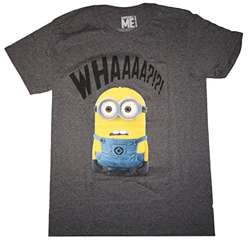 Universal Studios Despicable Me Gru's Minion Carl Whaaaa? T-Shirt (Small)