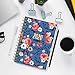 2020 Blue Floral Soft Cover Academic Year Day Planner Book by Bright Day, Weekly Monthly Dated Agenda Spiral Bound Organizer, September 2019 to December 2020 6.25 x 8.25 Inch,