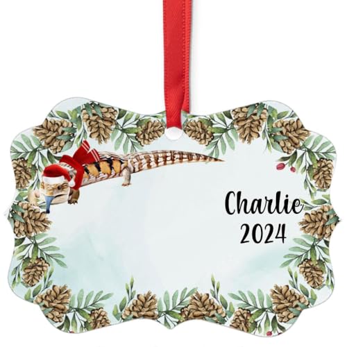 Blue Tongue Skink Christmas Ornament 2024