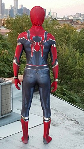 qatar man iron costume Spider Infinity War Homecoming Cosplay Avengers Man