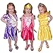 VGOFUN Girls Princess Dress up Costume Trunk for Girls Ages 3-6 Years
