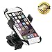Levin Universal Smartphone Bike Mount Holder with 360 Degree Rotate for iPhone 6S/6/5S/5C/5, Samsung Galaxy S5/S4/S3, Google Nexus 5/4, LG G3, HTC and GPS Device