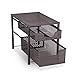 Simple Trending 2 Tier Under Sink Cabinet Organizer with Sliding Storage Drawer, Desktop Organizer for Kitchen Bathroom Office, Stackbale, Bronze