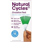 Natural Cycles Ovulation Test Strips 15 Count - 99% Accurate LH Tests | LH detection &bull; At-home fertility testing &bull; Easy-to-read strips &bull; Identifies fertile window &bull; 15 test strips &bull; 99% accurate
