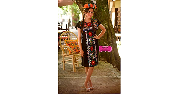 Amazon.com: MAYA ROPA ARTESANAL-VESTIDO KIMONA : Productos Handmade