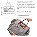 KOMUEE Lunch Bag, Insulated Lunch Box Wide-Open Lunch Tote Bag Large Drinks Holder Durable Nylon Thermal Snacks Organizer for Women Men Adults College Work Picnic Hiking Beach Fishing (grey)