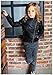 LJYH Girls'Faux Leather Quilted Shoulder Motorcycle Jacket Black