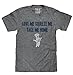 Tee Luv Pillsbury Doughboy T-Shirt - Love Me Squeeze Me Take Me Home Graphic Tee (Graphite Heather) (M)