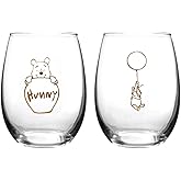 Winnie The Pooh Collectible Wine Glass Set (Winnie), 16 Fl oz