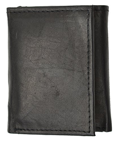 Leather Kids Wallet MultiColor #825COL (Black)