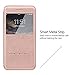 iPhone 8 Plus Case,iPhone 7 Plus Case [Touch Series][View Window], Folio Flip PU Leather Case ,Magnetic Closure, Case for iPhone 8 Plus /iPhone 7 Plus with Stand, Metal Sensor 5.5 inch (Rose Gold)