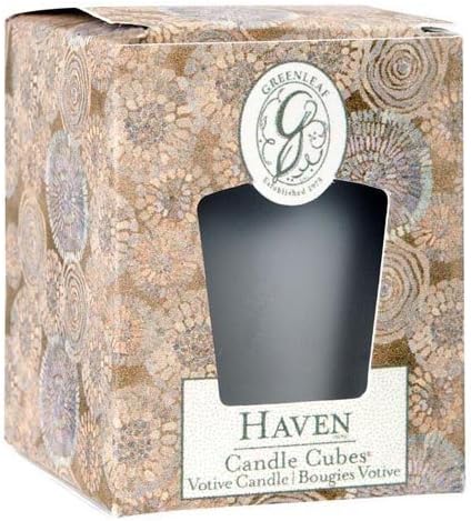 Greenleaf Gifts Candle Cube Boxed Votive Pack of 4 - Haven