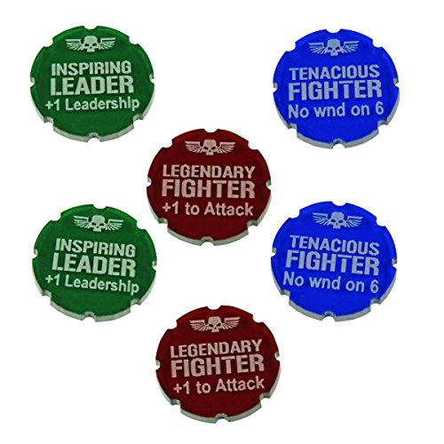 WHv8: Warlord Traits Token Set (6)