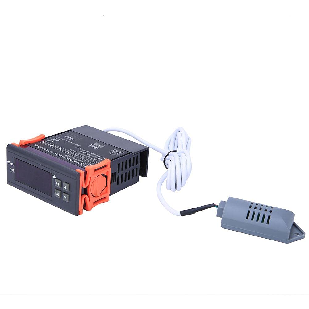 DEWIN Humidity Controller, Digital Air Humidity Control Controller Range 1%-99% RH HM 40 Type Sensor (220V)