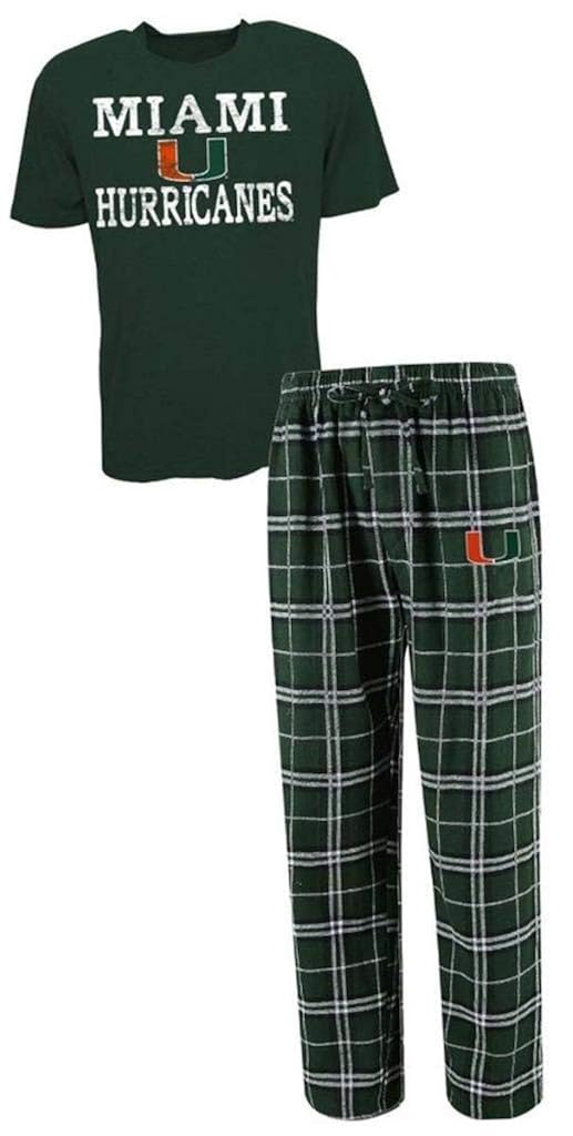 Miami hurricanes men's pajamas Clearance