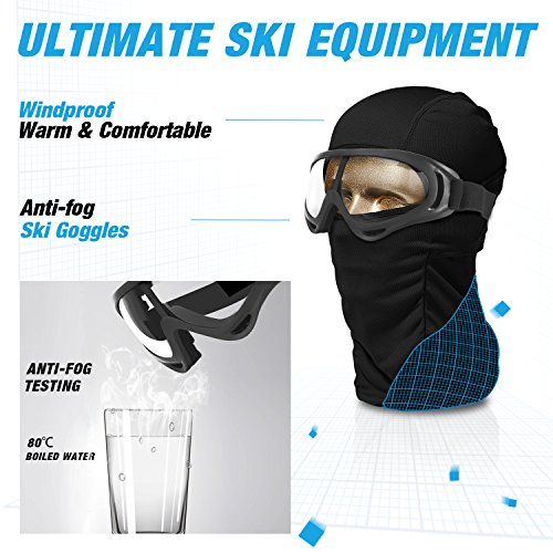 Balaclava Ski Face Mask, Cold Weather Outdoor Windproof Motorcycle Ski