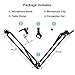 Earamble Professional Studio Condenser Microphone Suspension Boom Scissor Mic Arm Stand with Table Mounting Clamp Suitable for Blue Yeti Snowball
