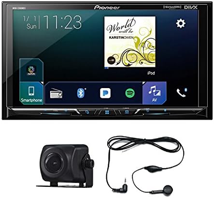 Pioneer MVH-2300NEX 7" 2Din DVD Apple Play Sirius XM + Free ND-BC8 Camera &amp; Audiocon Earphone