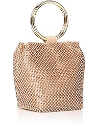 Jessica McClintock Gwen bola malla Anillo Wristlet Pouch Embrague para mujer