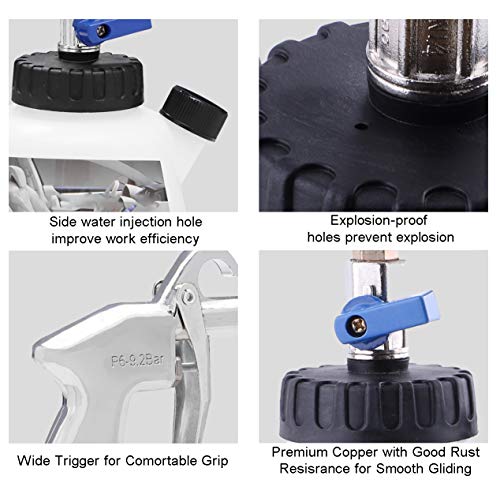 CARFKA High Pressure Car Cleaning Gun, Professional Car Wash kit with 1L Bottle, Spray Nozzle Car Wash Gun Foam Lance (US Edition)
