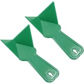 Unlorspy 2Pcs Green Plastic Drywall Corner Scraper, 17 x 9.5 cm | Plastic Corner Trowel, Drywall Corner Tool, For Floor Wall Ceramic