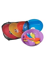Wildo Camping Exterior sólo comer Set para 6 perso
