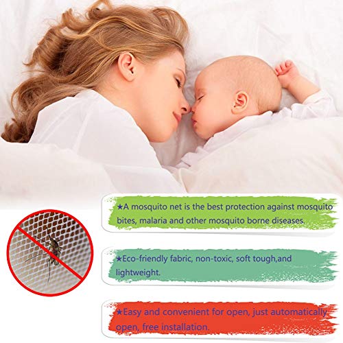 image for Royal Brands Instant Pop-Up Mosquito Net Tent for Beds Anti Mosquito B