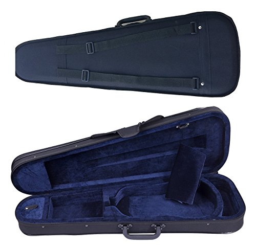 KVS#305 Professional Triangular Shape Super Light Suspension Violin Hard Case 3/4