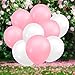 PBPBOX Happy Birthday Party Decorations with Happy Birthday Banner, 30PCS Birthday Balloons, 12PCS Hanging Swirls, 66FT Curling Ribbon, Hand Pump for Girls Birthday Party Decor