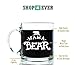 Shop4Ever Mama Bear Glass Coffee Mug