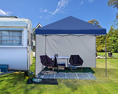 ABCCANOPY 2.4x2.4M Pavillon Outdoor Easy Pop-up-Überdachungszelt mit 2 Seitenwände,Navyblau – Bild 6