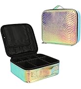 MRSP Portable Travel Makeup Bag Makeup Case Organizer with Large Capacity with dividers Makeup Ba...