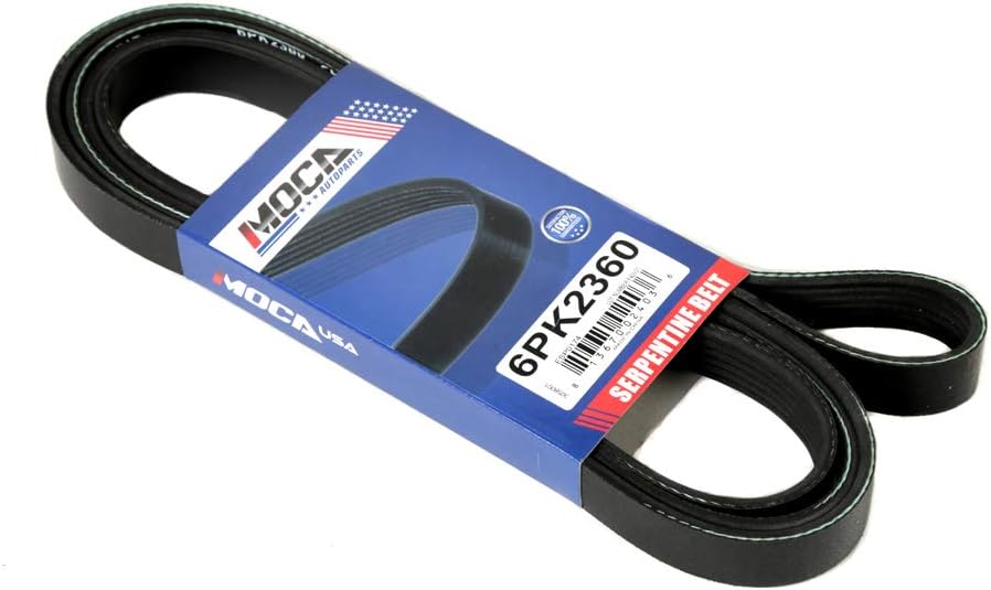 MOCA 6PK2360 EPDM Serpentine Belt compatible with 20152008