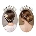 Pixnor 30pcs Bridal Clear Crystal Rhinestone Hair Pins Clips Decorative Wedding Flower for Women