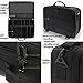 Primalour Large Makeup Train Case - Professional Travel Makeup Bag for Women - Cosmetic Makeup Case with Brush Holders, Dividers, and Toiletries Storage - Easy to Carry, Heavy Duty and Waterproof